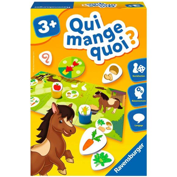 New Sealed Ravensburger Game Jeu Qui Mange Quoi? (Who eats what?) French - Picture 1 of 10